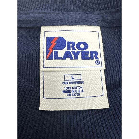 Vintage Pro Player Charles Barkley Rockets Shirt Navy Blue Size Large - Picture 11 of 16